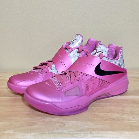 Nike Zoom KD 4 Aunt Pearl Breast Cancer Awareness Pink HF9098-600 Men\'s Size 8.5 main image 4